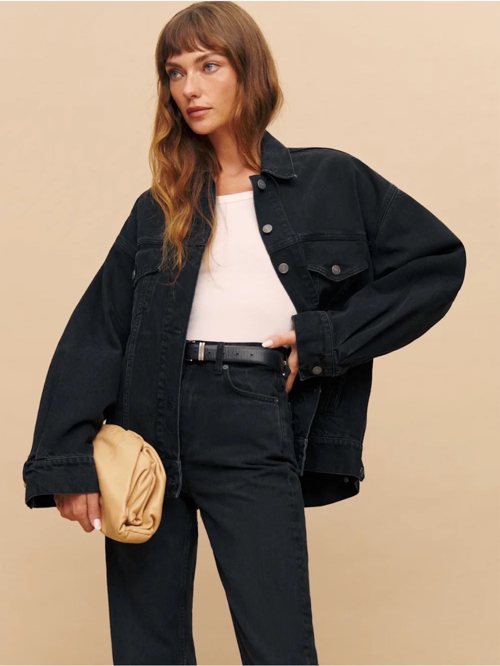 Reformation Oversized Denim Jacket